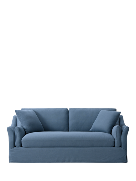 John Lewis Bude Large 3 Seater Sofa, Ocean Linen