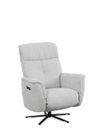 John Lewis Float Zero Gravity Power Recliner Chair, Grey Chenille