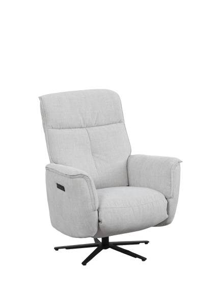 John Lewis Float Zero Gravity Power Recliner Chair, Grey Chenille