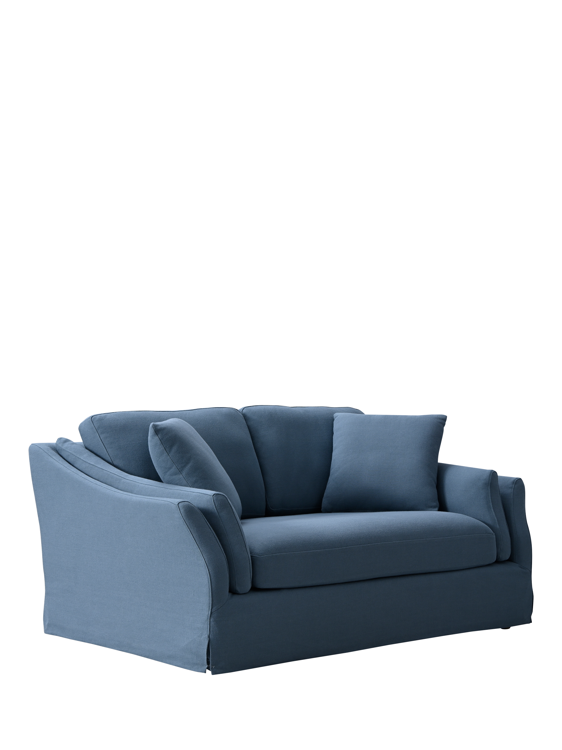 Bude Range, John Lewis Bude Medium 2 Seater Sofa, Ocean Linen
