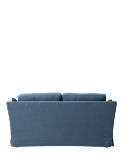 John Lewis Bude Medium 2 Seater Sofa, Easy Clean Natural Linen - view 2, Ocean Linen