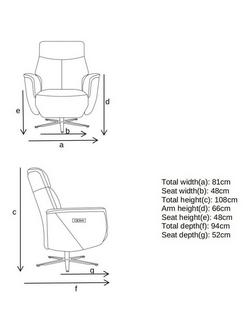 John Lewis Float Zero Gravity Power Recliner Leather Chair - view 2, Tan Leather