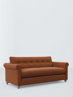 John Lewis Kingham Grand 4 Seater Sofa, Butterscotch Linen
