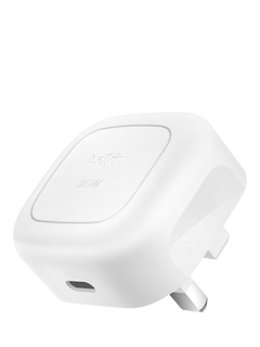 Belkin BoostCharge Compact USB-C Charger, 20W, White