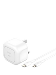 Belkin BoostCharge Compact 30W USB-C Wall Charger & USB-C to Lightning Cable, 1m, White