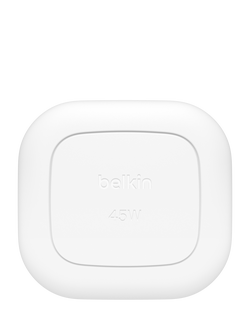 Belkin BoostCharge 45W USB-C PD Cubic Wall Charger, White - view 2, White