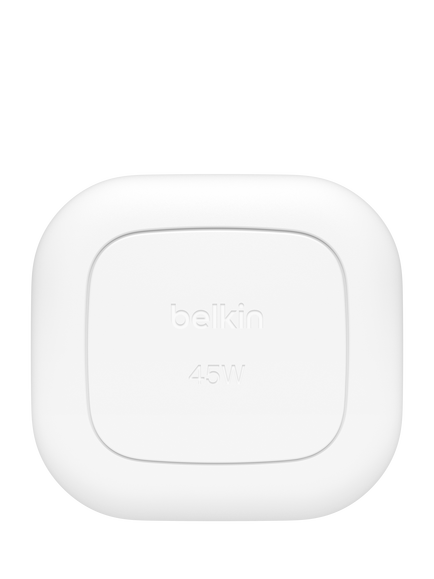 Belkin BoostCharge 45W USB-C PD Cubic Wall Charger, White - view 2, White