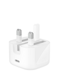 Belkin BoostCharge Compact USB-C Wall Charger, 30W, White