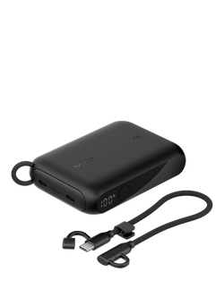 Belkin 20W USB-C Portable Power Bank with Display, 10K, Black - view 2, Black