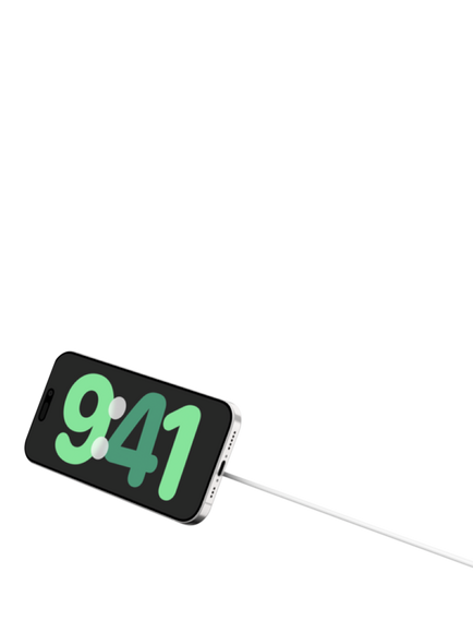 Belkin BoostCharge Pro Magnetic Wireless Charging Pad with Qi2, 15W, White - view 2, White