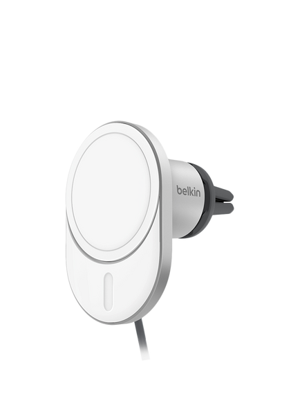 Belkin BoostCharge Pro Magnetic Wireless Car Charger with Qi2, 15W, White - view 2, White