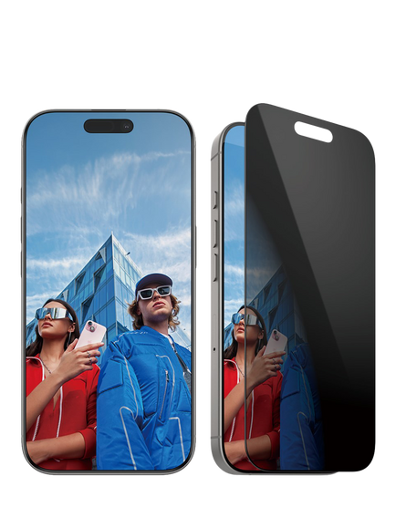PanzerGlass Ultra-Wide Fit Privacy Screen Protector for iPhone 16 Pro, Clear