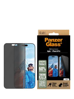 PanzerGlass Ultra-Wide Fit Privacy Screen Protector for iPhone 16 Pro - view 2, Clear