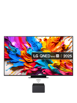 LG 75QNED9MA6B (2025) QNED evo Mini LED HDR 4K Ultra HD Smart AI TV, 75 inch, with Dolby Atmos & Zero Connect Box, Charcoal Black, Charcoal Black