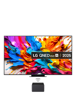 LG 86QNED9MA6B (2025) QNED evo Mini LED HDR 4K Ultra HD Smart AI TV, 86 inch, with Dolby Atmos & Zero Connect Box, Charcoal Black, Charcoal Black