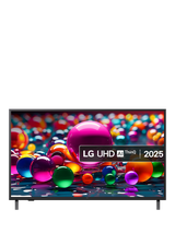 LG 43UA75006LA (2025) LED HDR 4K Ultra HD Smart TV, 43 inch, Charcoal Black