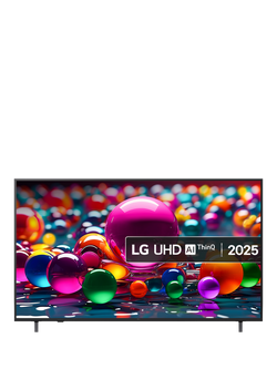 LG 65UA75006LA (2025) LED HDR 4K Ultra HD Smart AI TV, 65 inch, Charcoal Black, Charcoal Black