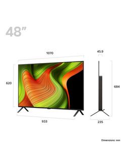 LG OLED48B56LA (2025) OLED HDR 4K Ultra HD Smart AI TV, 48 inch with Dolby Atmos, Umber Brown - view 2, Umber Brown