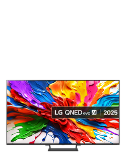 LG 65QNED93A6A (2025) QNED evo Mini LED HDR 4K Ultra HD Smart AI TV, 65 inch, with Dolby Atmos, Charcoal Black, Charcoal Black