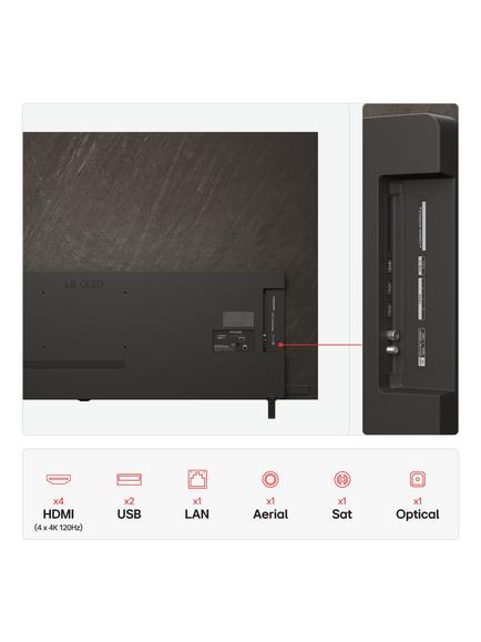 LG OLED77B56LA (2025) OLED HDR 4K Ultra HD Smart AI TV, 77 inch with Dolby Atmos, Umber Brown - view 2, Umber Brown
