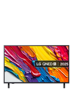 LG 43QNED82A6B (2025) QNED HDR 4K Ultra HD Smart TV, 43 inch, Ashed Blue, Ashed Blue