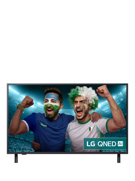 LG 43QNED82A6B (2025) QNED HDR 4K Ultra HD Smart TV, 43 inch, Ashed Blue, Ashed Blue