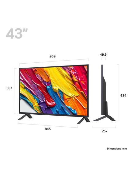 LG 43QNED82A6B (2025) QNED HDR 4K Ultra HD Smart TV, 43 inch, Ashed Blue - view 2, Ashed Blue