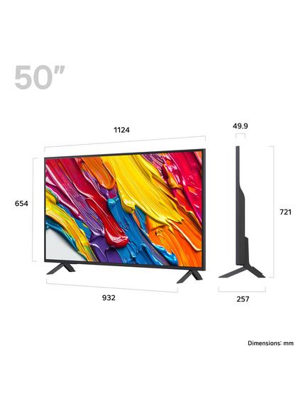 LG 50QNED82A6B (2025) QNED HDR 4K Ultra HD Smart AI TV, 50 inch, Ashed Blue - view 2, Ashed Blue