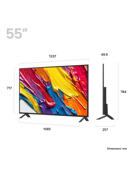 LG 55QNED82A6B (2025) QNED HDR 4K Ultra HD Smart AI TV, 55 inch, Ashed Blue - view 2, Ashed Blue