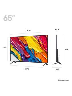 LG 65QNED82A6B (2025) QNED HDR 4K Ultra HD Smart AI TV, 65 inch, Ashed Blue - view 2, Ashed Blue