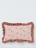 John Lewis Frill Flower Cushion, Multi