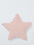 John Lewis Star Muslin Cushion, Pink
