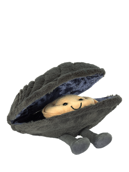 Jellycat Amuseables Michelle Mussel Soft Toy, Blue Multi