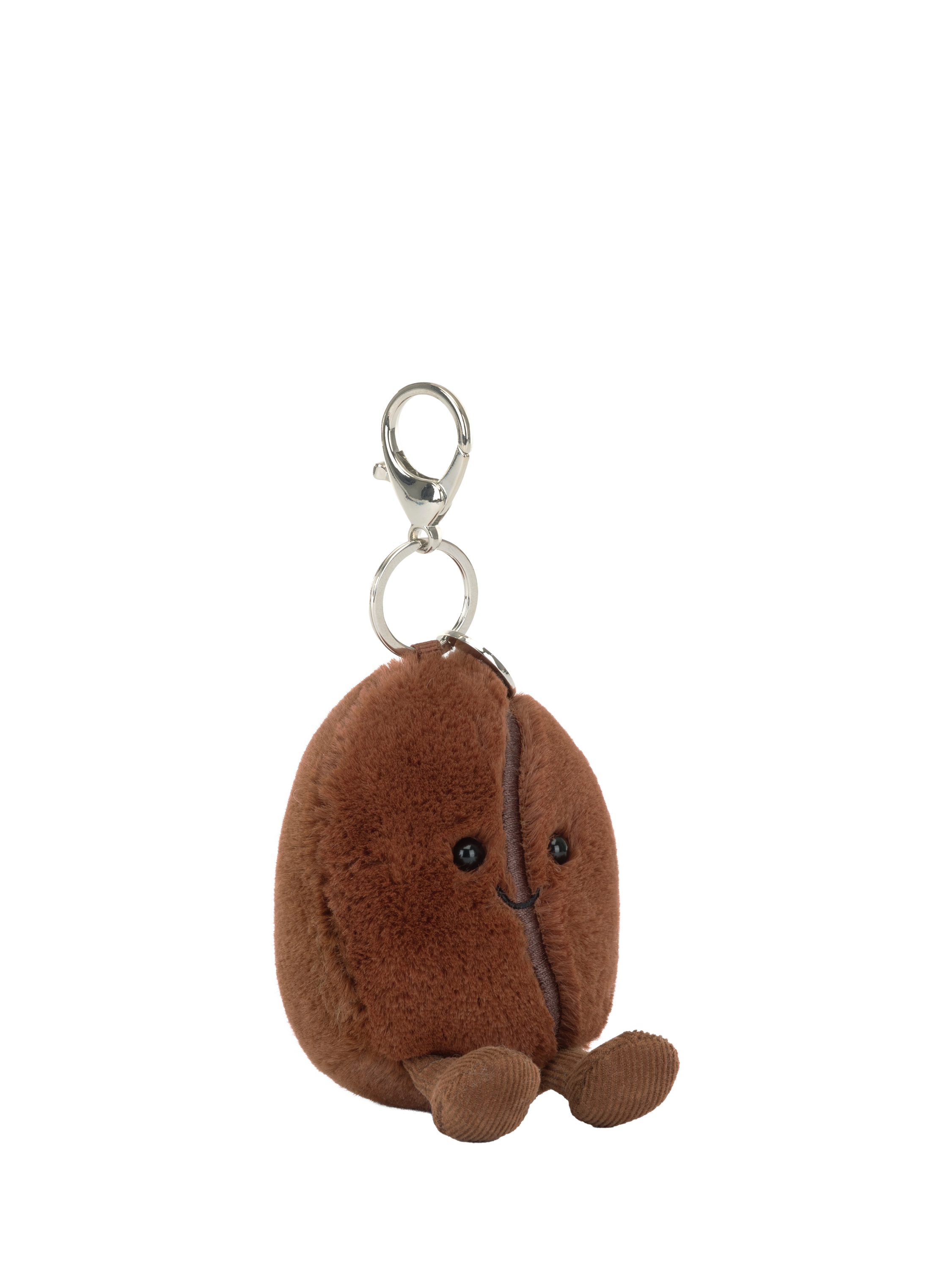 Product image 1 of 7, which shows Jellycat Amuseables Coffee Bean Bag Charm