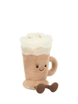 Jellycat Amuseables Latte Soft Toy, Brown
