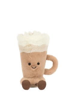 Jellycat Amuseables Latte Soft Toy - view 2, Brown