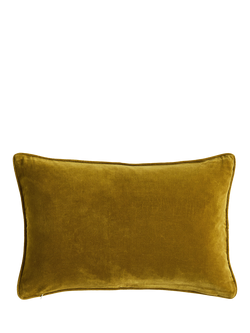 William Morris At Home Larkspur Cushion - view 2, Turmeric