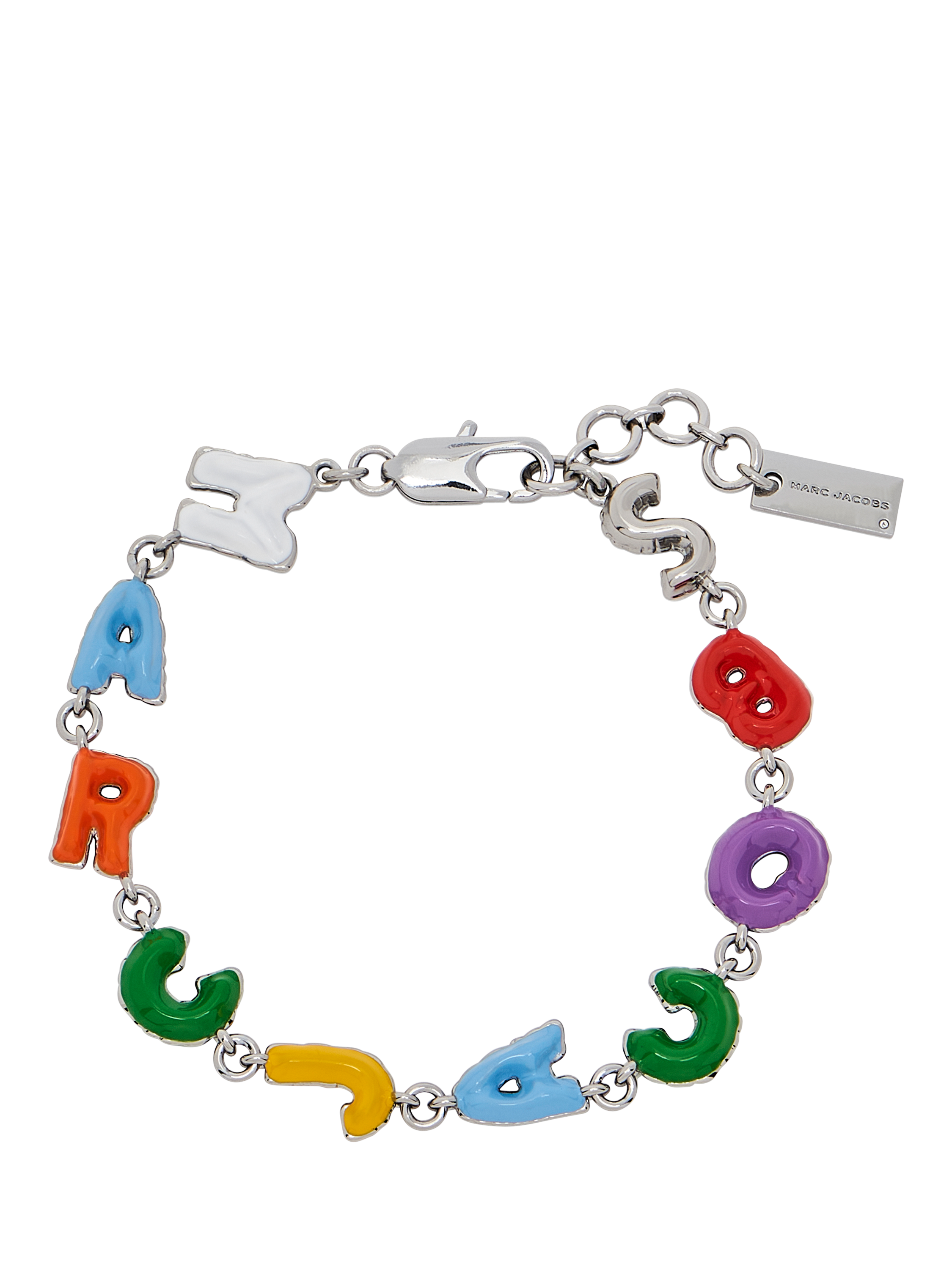 Marc Jacobs Balloon Logo Bracelet, Silver/Multi
