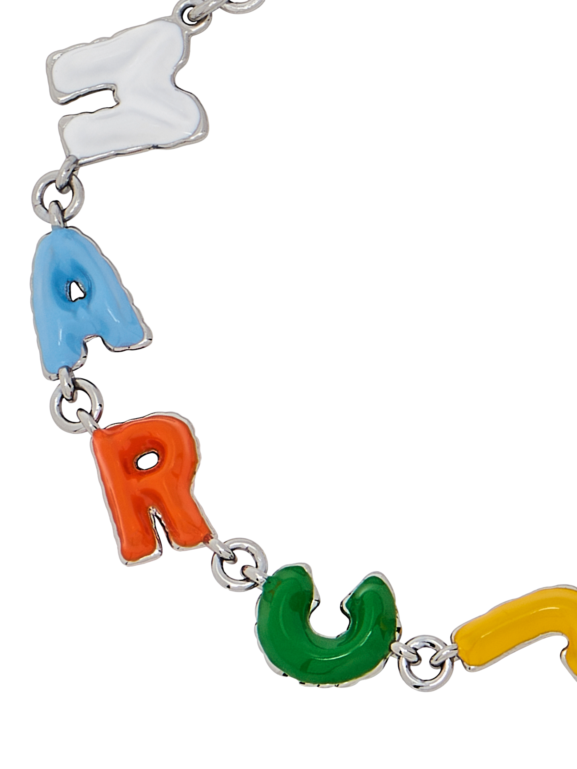 Product image 4 of 4, which shows Marc Jacobs Balloon Logo Bracelet, Silver/Multi