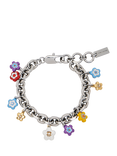 Marc Jacobs Wild Daisy Charm Bracelet, Silver/Multi