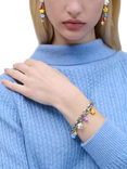 Marc Jacobs Wild Daisy Charm Bracelet, Silver/Multi