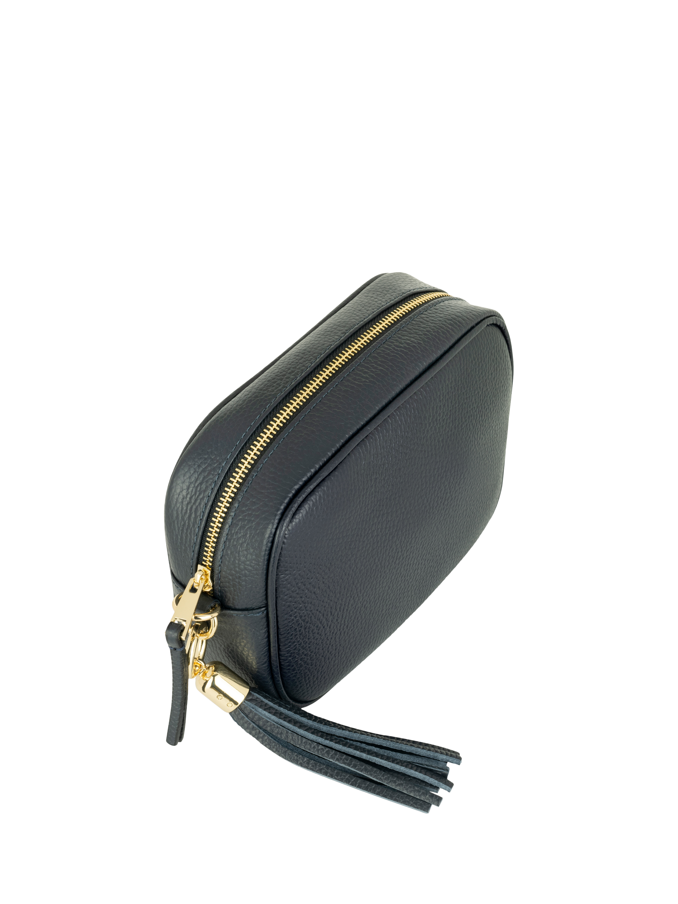 Product image 4 of 5, which shows Apatchy London Leather Crossbody Camera Bag, Navy