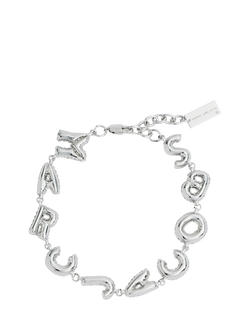 Marc Jacobs Balloon Logo Bracelet, Silver, Silver
