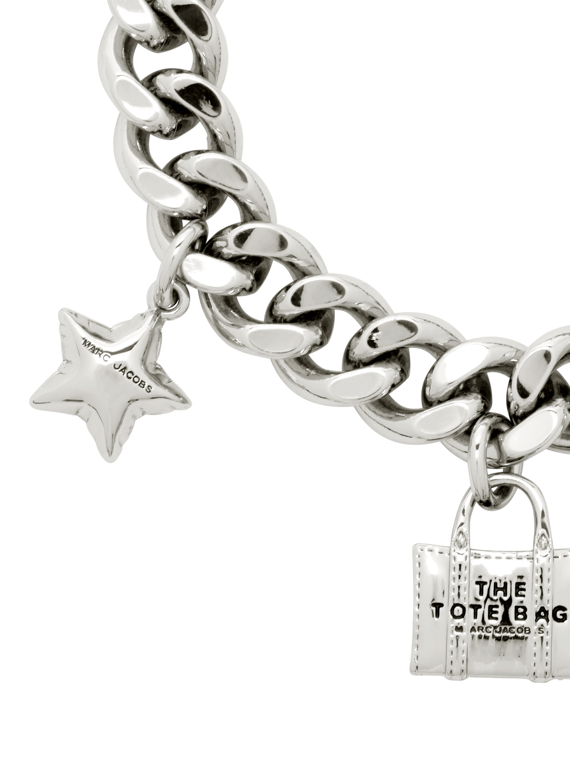 Product image 4 of 4, which shows Marc Jacobs Icons Logo Bracelet, Silver