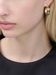 Marc Jacobs Enamel Logo Hoop Earrings