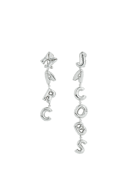 Marc Jacobs Asymmetrical Balloon Drop Earrings, Silver, Silver