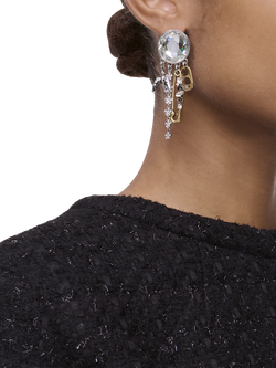 Marc Jacobs Punk Charm Earrings, Silver - view 2, Gold/Silver