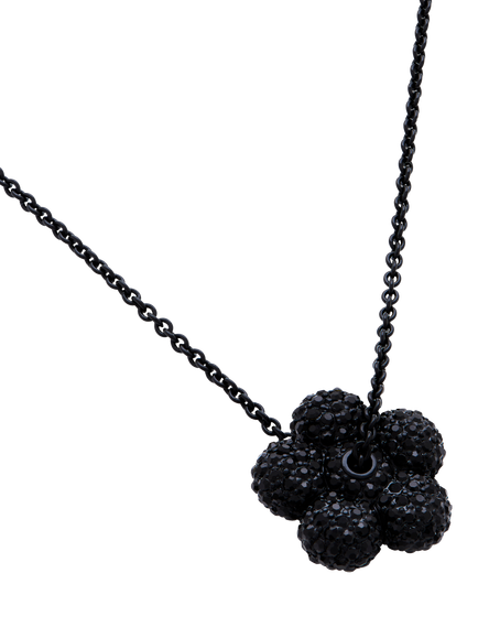 Marc Jacobs Pave Balloon Daisy Pendant, Black, Black Crystal