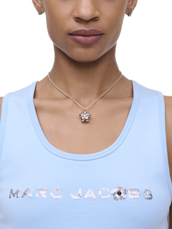 Marc Jacobs Balloon Daisy Pendant - view 2, Antique Silver