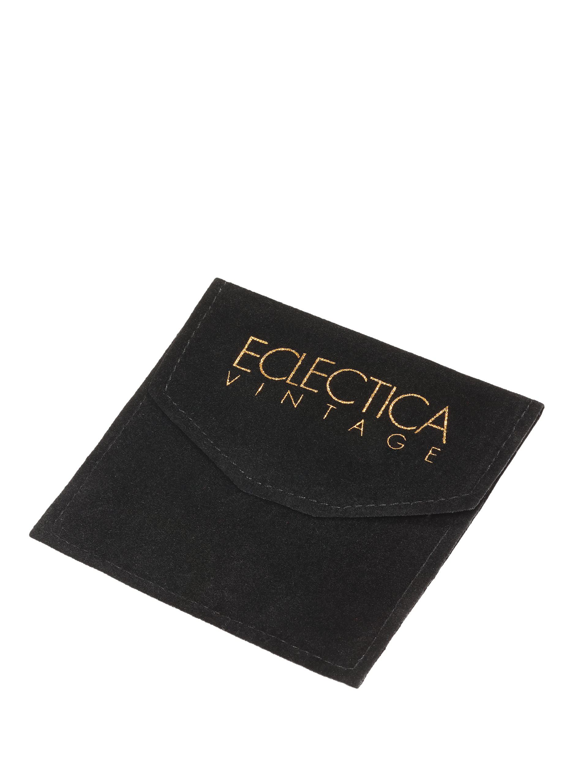 Product image 3 of 3, which shows Eclectica Pre-Loved Refound Gold Plated Vintage Rhino Cabouchon Clutch Pin